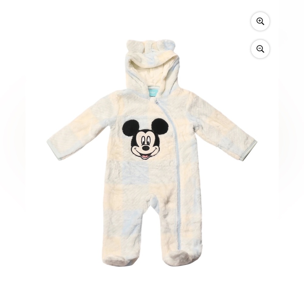 Fleece Mickey Mouse Plush Hooded One-Piece